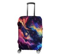 Mateju Housse Valise Impression de Ciel Étoilé, Housse de Valise Élastique Housse Protection Valise Lavable Housse de Protection pour Bagages Luggage Cover (Ciel étoilé A,L)