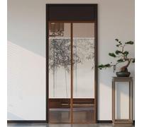 Mateju Moustiquaire Porte Fenetre Magnétique (Gris clair,90×210cm)
