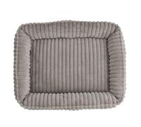 Mateju Panier Moelleux pour Chien, Panier Chat Rectangle en Peluche Coussin Chien Moelleux Lit Lavable pour Chat, Coussin Confortable pour Petit Moyen Taille (179 Marron,50x40cm)