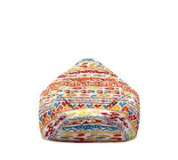 Mateju Pouf Poire Adulte et Enfants, Motifs Ethniques 3D Pouf Geant Chambre, Bean Bag Chair, pour Grand Canapé, Chaise Longue Grande, Fauteuil de Salon pour Intérieur Extérieur (M,Ethnique)
