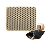 Mateju Tapis Gamelle Chat Chien, EVA Tapis Chat Gamelle, Séchage Rapide Tapis Lavable Antidérapant de Gamelle pour Chien Chat Tapis de Nourriture pour Animaux (Beige,60x90cm)