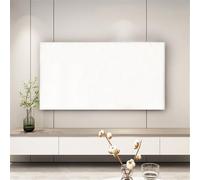Mateju TV Housse Anti-Poussière, 32-85 Pouces Housse de Télévision en Tissu Élastique, Housse de Protection de L'écran pour TV à Couleur Unie Couverture TV (32-39pouces,Blanc)