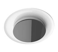 Matel LED applique ronde IP65 intérieur extérieur de surface 10 W lumière froide, 2 en 1 lumière directe et indirecte.