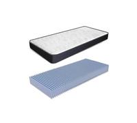 miasuite i sogni italiani Matelas 80x190 Épaisseur 22 cm, Waterfoam - Indéformable, Dispositif médical. Summit, Blanc