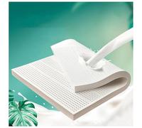 Matelas 100 % latex naturel - 7,5 cm d'épaisseur, 190 x 190 cm, hypoallergénique, non déformant, résistant à la compression, parfait pour les couples et un sommeil confortable.