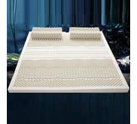 Matelas 100 % latex naturel de Thaïlande en mousse de caoutchouc pur 1,8 m Coussin épais 2,5 cm Taille 160 x 200 cm Solution de sommeil écologique