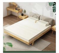 Matelas 100 % latex naturel - Fermeté douce, épaisseur 2,5 cm - Housse en coton, idéal pour chambre à coucher, lits jumeaux et deux places, 130 x 210 cm / 51x83in - Confort écologique