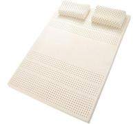 Matelas 100 % latex naturel - Fermeté moyenne et offrant un bon maintien, 190 x 200 cm pour lit double et simple, parfait pour le confort et la qualité du sommeil de la chambre à coucher