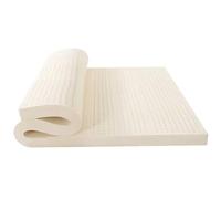 Matelas 100 % latex naturel, respirant et confortable pour chambre à coucher, 2,5 cm d'épaisseur, 90 x 210 cm - Coussin parfait pour un sommeil réparateur