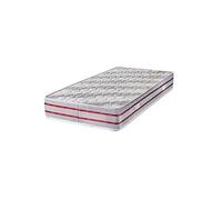 Matelas 100x200 Tissu Bambou Mousse Poli Lattex Indéformable - Hauteur 24 cm - Soutien Très Ferme - Orthopédique Bamboo 100 200 G