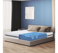 Matelas 115 x 180 Orthopédique Antibactérienne | Hauteur 20 cm | Revêtement 3D Air en Fibre Hypoallergénique et Anti-acariens | 7 Zones Différenciées Thermosensibles à la Forme du Corps