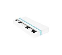 Matelas 120 X 200 Cm 7 Zones Ressort Ensaché 20 Cm H3 Vidaxl Vidaxl