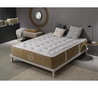 Matelas 120x190 cm Hybride BLISS COMFORT | Épaisseur 30 cm | 11 Zones de Confort | Soutien Ferme | Mousse H.R. viscoélastique & Ressorts ensachés | Ergonomique et Orthopédique | Extrêmement durable