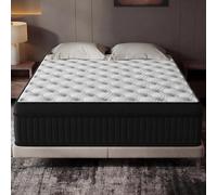 Matelas 120x190 cm | Hybride Matelas à Ressorts ensachés | Épaisseur 25 cm | Mousse a Memoire de Forme Haute Densite | Durable & Respirant | Matelas 2 Places | Fermeté Moyenne | Certifié Oeko-TEX