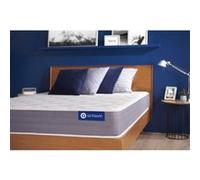 ACTISOM Matelas Ressorts ensaches et memoire de forme 120x190 cm 5zones de confort
