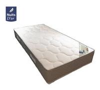 Matelas 120X190 Densité 35 Kg/m3 - 24 CM - Soutien Ferme + Protège Matelas OFFERT Moonlight Nuits d'Or G