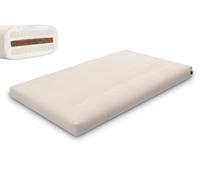 Matelas 120x200 naturel avec coco et 2x latex - Futon Comfort Relax - Pascall Ecru