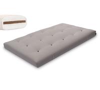 Matelas 120x200 naturel avec coco - Futon Medium Coco - Pascall Gris
