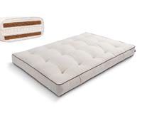 Matelas 120x200 naturel avec latex et 2x coco- Futon Comfort Relax Hard Kedro - Pascall Lin