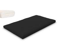 Matelas 120x200 naturel avec latex - Futon Slim Latex - Pascall Noir