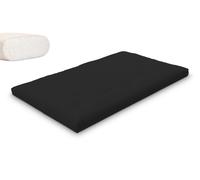 Matelas 120x200 naturel - Futon Slim Natural - Pascall Noir