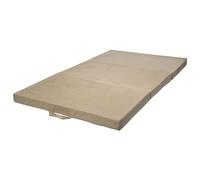 My Velinda Matelas touristique Confortable Plaint supplément 120x200x10 cm Crème
