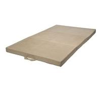 My Velinda Matelas touristique Confortable Plaint supplément 120x200x10 cm Crème