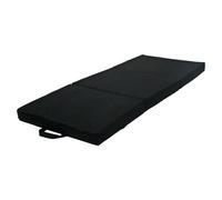 My Velinda Matelas touristique Confortable Plaint supplément 120x200x10 cm Noir