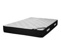 Matelas 140x190 Black Mattress - Ressorts - Hauteur 25 cm - Soutien très ferme