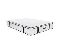Matelas 140 x 190 cm anti-feu ressorts ensachés et surmatelas intégré ép.28cm - DELICE de YSMEE HÔTEL