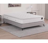 Matelas 140 x 190 cm hybride anti-feu ressorts ensachés 5 zones, mémoire de forme et surmatelas intégré ép.28cm - OROS de YSMÉE HÔTEL