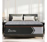 Matelas 140 x 190 cm, matelas hybride en mousse à mémoire de forme avec ressorts individuellement pochetés pour isoler le mouvement FERMETÉ H3 : Conçu à l'aide des meilleurs matériaux et de technologi