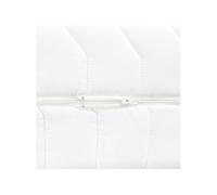 Matelas 140 X 200 Cm 7 Zones Ressort Ensaché 20 Cm H3 Blanc