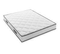 Matelas 140 x 200 cm - Hauteur 19 cm - 580 ressorts ensachés - 7 zones - Equilibré - réversible - fabriqué en Belgique - DEKO DREAM