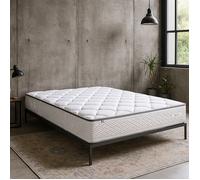 Matelas 140x190 cm,Iris,20cm,mémoire de forme,indépendance du couchage,face été/hiver fabrication PORTUGAL