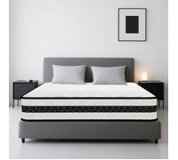 Matelas 140x190 cm, Mousse à Mémoire de Forme, Fermeté H3, Oeko-Tex, 8 Zones Ergonomique, Luxe, Respirante, Anti-acariens, Ép 25cm