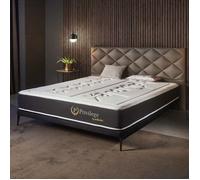 NATURALEX - Matelas Privilege Hybride 140x190-24 cm - Ressorts Ensachés + Mousse Mémoire de Forme Premium - Blue Latex - Confort Mi-Ferme - Respirant - 7 Zones - Sommeil Isolé - Fabriqué en Europe
