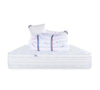Matelas 140x190 cm, Thermotec, 24 cm, mémoire de forme, ferme, face été/hiver + 2 oreillers + couette