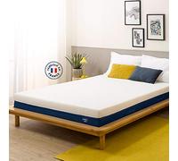Matelas 140x190 Melli mello épaisseur 18cm, mémoire de Forme Fabriqué en France, Housse déhoussable, Confort équilibré, Matelas Oeko-Tex Ergonomique