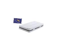 Matelas Merinos Matelas 140X190 Mousse Poli Lattex Indéformable - Face Hiver avec Laine - Face été avec Lin - Hauteur 29 cm - Soutien Ferme + Protège Matelas OFFERT
