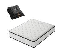 Matelas 140x190cm,Ensemble Complet Pour le Lit,épaisseur 22cm+Couette tissu respirable+Drap+Housse d'oreiller,STANEW