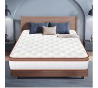 Matelas 140x200 cm - Ép 26cm - Multicouches Extra Confort 10 Zones - Ergonomique - Fermeté Moyenne et Durabilité - Literie de luxe
