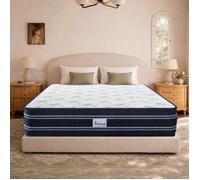 Matelas 140x200 cm, Ép 29cm, Matelas Luxe Mousse RH + Mémoire de Forme, Hypoallergénique, Soutien Parfait, Soulagement du Dos