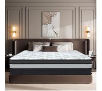Matelas 140x200 cm - Ép 30cm - Mousse Mémoire Confort 10 Zones - Ergonomique - Fermeté Moyenne et Durabilité - Literie de luxe