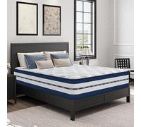 Matelas 140x200 cm Épais 26cm, Certifié Oeko-TEX, Moyenne Ferme H3, matelas Hybride à Ressorts Ensachés Indépendant en Mousse à Mémoire de Forme, Hypoallergénique, Luxe, Soutien Parfait et Durable