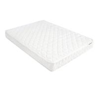 Matelas 140x200 cm H3 fermeté moyenne - matelas à ressorts Bonnell avec housse en tissu blanc
