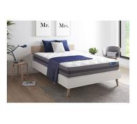 ACTISOM Matelas Latex et mémoire de forme 140x200 cm Maxi épaisseur 5zones de confort
