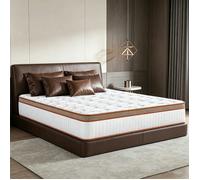 Matelas 140x200 cm Premium Mémoire de Forme + Luxe Latex, Très Épais 30cm, Hypoallergénique, Soutien Optimal, Soulagement du dos