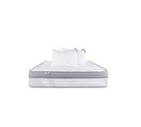 Matelas 140x200 cm, Relaxation, 26cm, Ressorts Ensachés, Mousse Haute Densité, ergonomique, Soutien ferme + 2 Oreillers