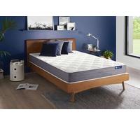 ACTISOM Matelas Ressorts ensaches et memoire de forme 140x200 cm 5zones de confort
